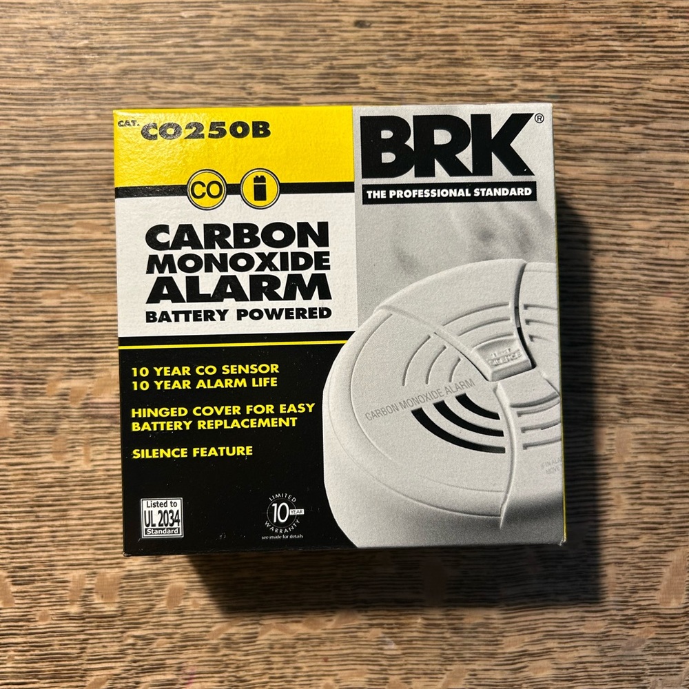 BRK Carbon Monoxide Alarm